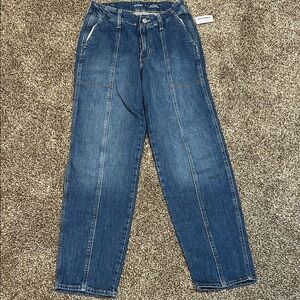 Old Navy Women's Dark Blue Straight Leg Jeans